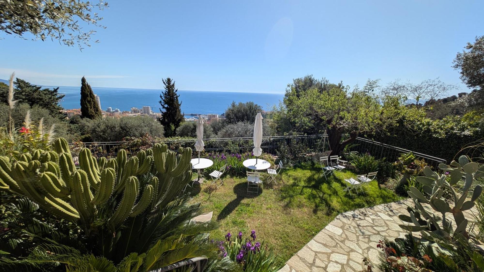 Le Mas D'Angeline, Vue Mer, Jardin Commun, Parking, Voiture Requise, 10 Min En Voiture De Monaco, Route Etroite, Pente Raide, Croisement Limite, Sea View, Shared Garden, Parking, Car Required, 10 Min Drive From Monaco, Narrow Steep Road, Limited Pass Beausoleil Exterior foto