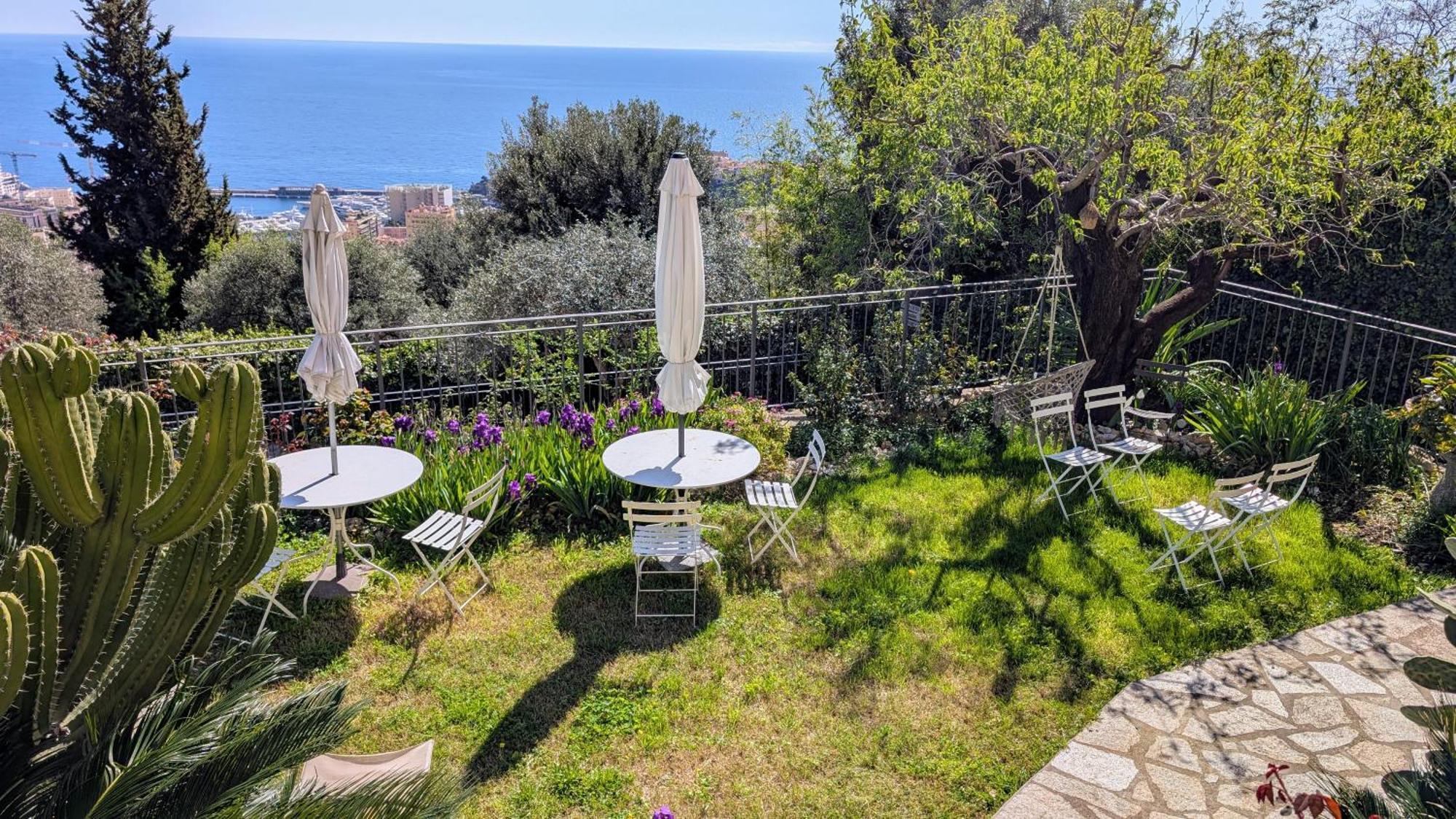 Le Mas D'Angeline, Vue Mer, Jardin Commun, Parking, Voiture Requise, 10 Min En Voiture De Monaco, Route Etroite, Pente Raide, Croisement Limite, Sea View, Shared Garden, Parking, Car Required, 10 Min Drive From Monaco, Narrow Steep Road, Limited Pass Beausoleil Exterior foto